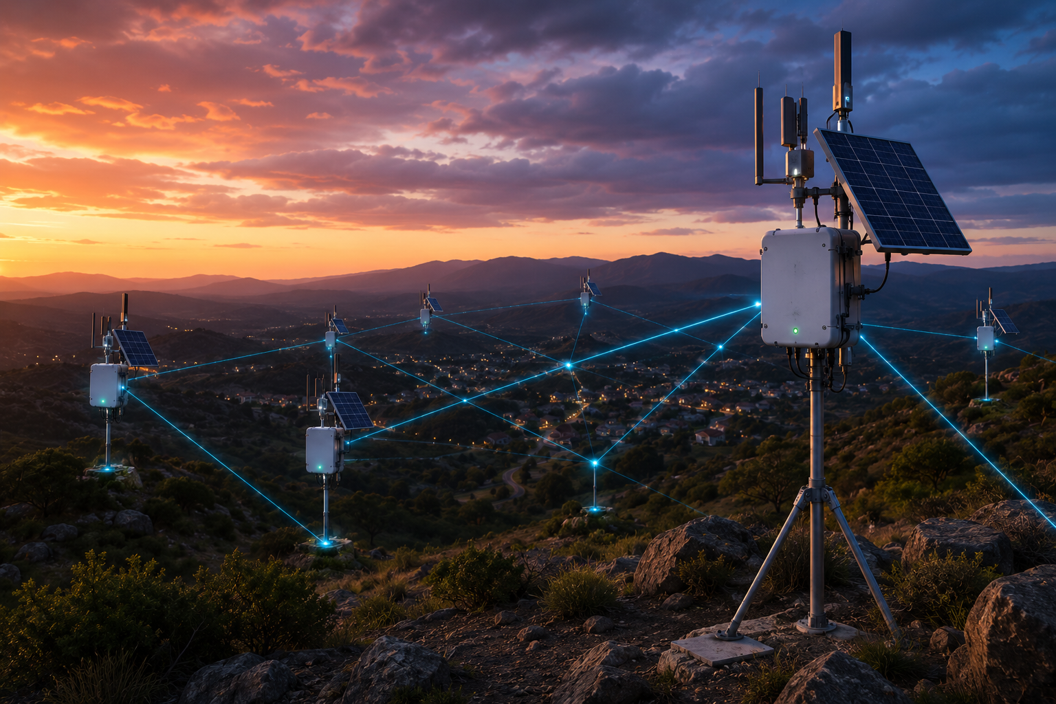 RTA mesh node network